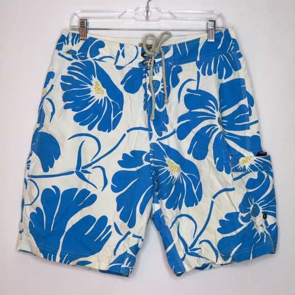 [3 for $15] J. Crew The Original Longboard Floral Board Shorts Retro Vintage VTG - Picture 1 of 6